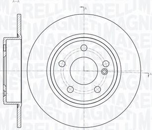 Magneti Marelli 361302040359 - Disque de frein cwaw.fr