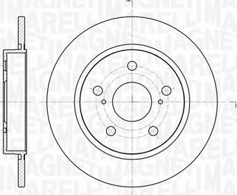 Magneti Marelli 361302040355 - Disque de frein cwaw.fr