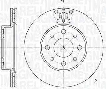 Magneti Marelli 361302040350 - Disque de frein cwaw.fr