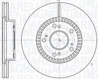 Magneti Marelli 361302040352 - Disque de frein cwaw.fr