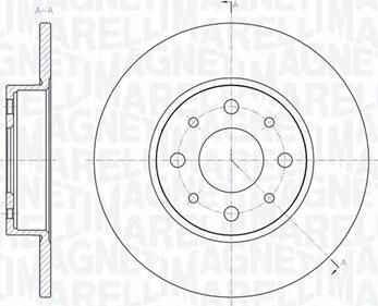 Magneti Marelli 361302040357 - Disque de frein cwaw.fr