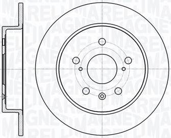 Magneti Marelli 361302040369 - Disque de frein cwaw.fr