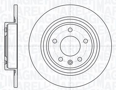 Magneti Marelli 361302040361 - Disque de frein cwaw.fr