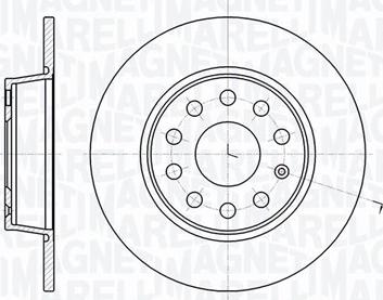 Magneti Marelli 361302040367 - Disque de frein cwaw.fr