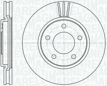 Magneti Marelli 361302040306 - Disque de frein cwaw.fr