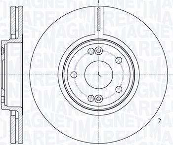 Magneti Marelli 361302040308 - Disque de frein cwaw.fr