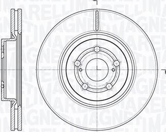 Magneti Marelli 361302040302 - Disque de frein cwaw.fr