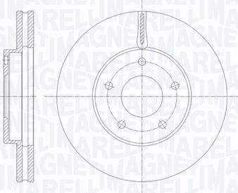 Magneti Marelli 361302040314 - Disque de frein cwaw.fr