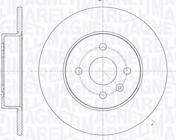 Magneti Marelli 361302040311 - Disque de frein cwaw.fr