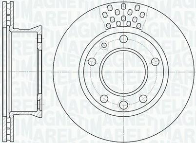 Magneti Marelli 361302040384 - Disque de frein cwaw.fr