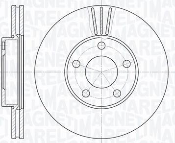 Magneti Marelli 361302040380 - Disque de frein cwaw.fr