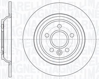 Magneti Marelli 361302040335 - Disque de frein cwaw.fr