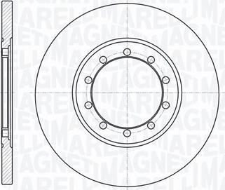 Magneti Marelli 361302040333 - Disque de frein cwaw.fr