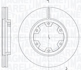 Magneti Marelli 361302040332 - Disque de frein cwaw.fr