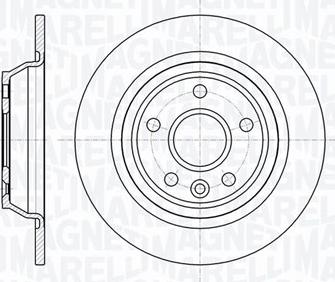 Magneti Marelli 361302040337 - Disque de frein cwaw.fr