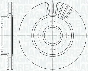 Magneti Marelli 361302040326 - Disque de frein cwaw.fr