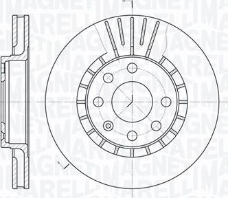 Magneti Marelli 361302040328 - Disque de frein cwaw.fr