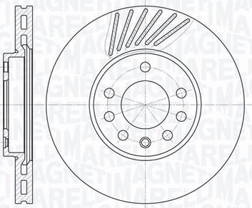 Magneti Marelli 361302040322 - Disque de frein cwaw.fr