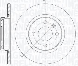 Magneti Marelli 361302040327 - Disque de frein cwaw.fr