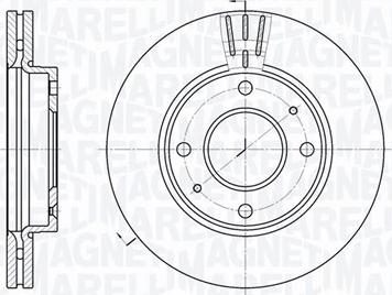 Magneti Marelli 361302040294 - Disque de frein cwaw.fr