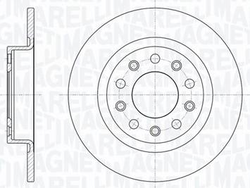 Magneti Marelli 361302040291 - Disque de frein cwaw.fr