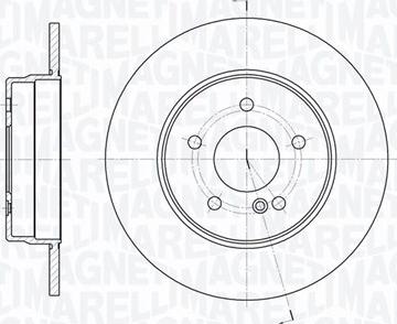 Magneti Marelli 361302040249 - Disque de frein cwaw.fr