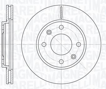 Magneti Marelli 361302040244 - Disque de frein cwaw.fr