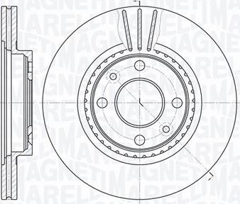 Magneti Marelli 361302040240 - Disque de frein cwaw.fr