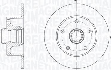 Magneti Marelli 361302040241 - Disque de frein cwaw.fr