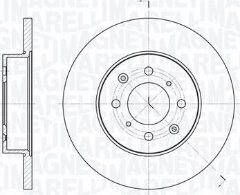 Magneti Marelli 361302040243 - Disque de frein cwaw.fr