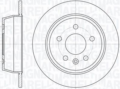 Magneti Marelli 361302040247 - Disque de frein cwaw.fr