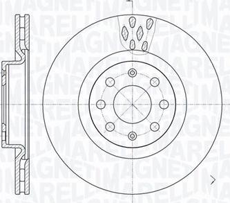 Magneti Marelli 361302040698 - Disque de frein cwaw.fr