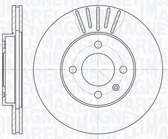 Magneti Marelli 361302040250 - Disque de frein cwaw.fr