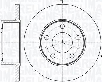 Magneti Marelli 361302040253 - Disque de frein cwaw.fr