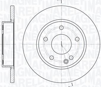 Magneti Marelli 361302040257 - Disque de frein cwaw.fr