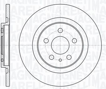 Magneti Marelli 361302040269 - Disque de frein cwaw.fr