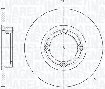 Magneti Marelli 361302040267 - Disque de frein cwaw.fr