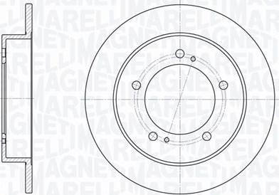 Magneti Marelli 361302040209 - Disque de frein cwaw.fr