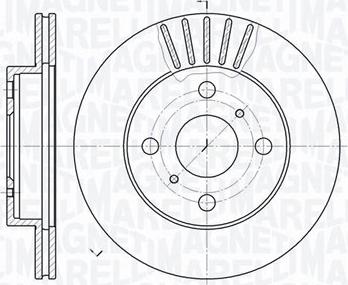 Magneti Marelli 361302040204 - Disque de frein cwaw.fr