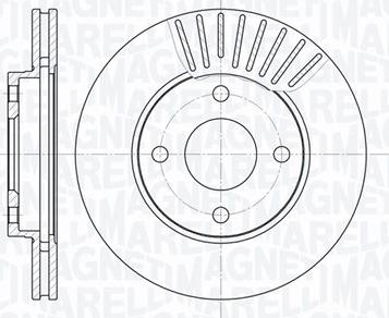 Magneti Marelli 361302040206 - Disque de frein cwaw.fr