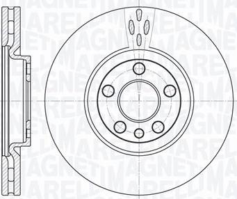 Magneti Marelli 361302040200 - Disque de frein cwaw.fr