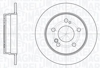 Magneti Marelli 361302040203 - Disque de frein cwaw.fr