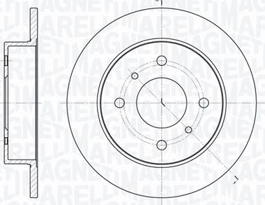 Magneti Marelli 361302040207 - Disque de frein cwaw.fr