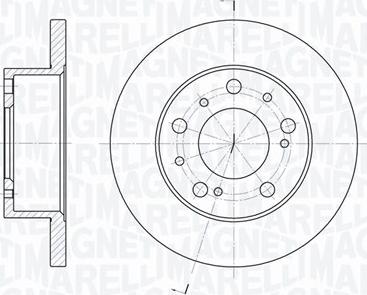 Magneti Marelli 361302040211 - Disque de frein cwaw.fr