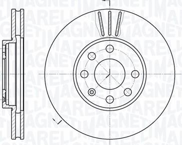 Magneti Marelli 361302040212 - Disque de frein cwaw.fr