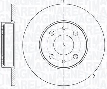 Magneti Marelli 361302040217 - Disque de frein cwaw.fr