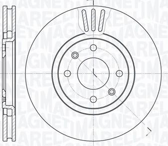 Magneti Marelli 361302040284 - Disque de frein cwaw.fr