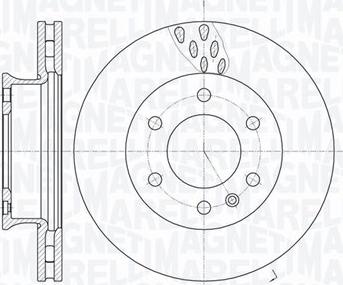 Magneti Marelli 361302040280 - Disque de frein cwaw.fr