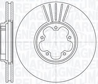 Magneti Marelli 361302040288 - Disque de frein cwaw.fr