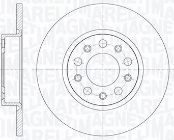 Magneti Marelli 361302040287 - Disque de frein cwaw.fr